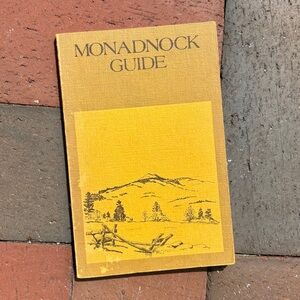 1970 Monadnock Guide New Hampshire Mountain Trail Maps Hiking Summit Hiker NH